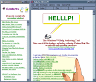 HELLLP! WinHelp Author Tool for WinWord screenshot